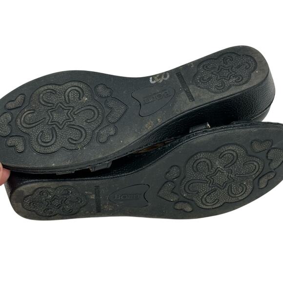 Born Challis Gladiator Wedge Sandals - BLACK - Picture 9 of 9